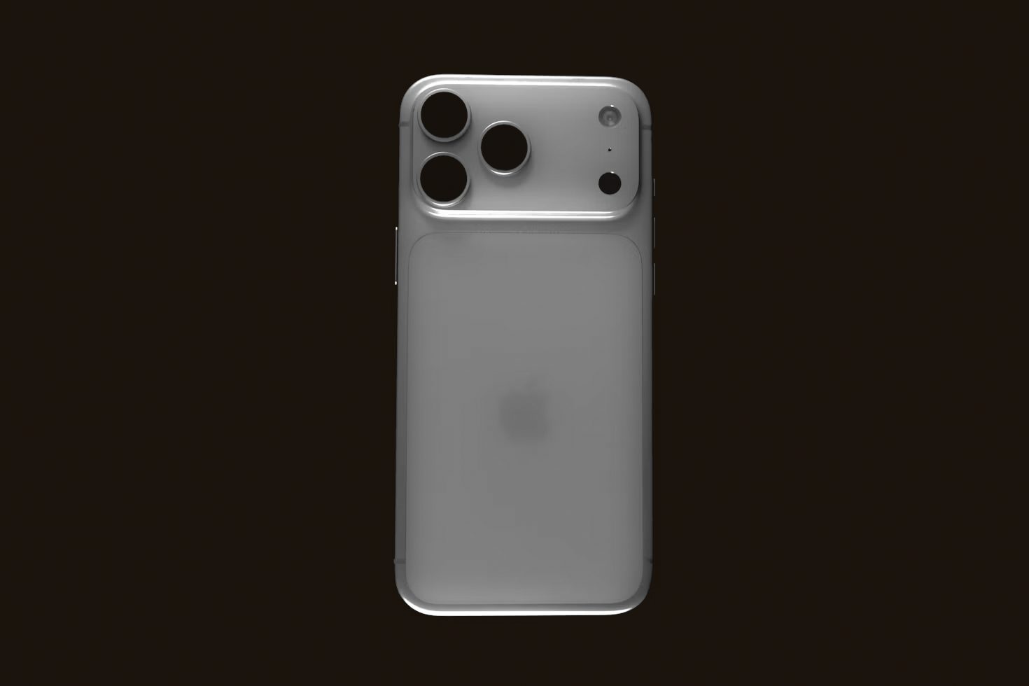 Le dos d’un iPhone : le cadre, le bloc photo et la vitre arrière